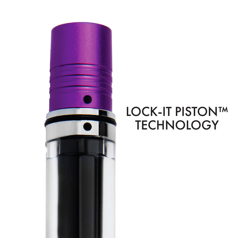 Monteverde MP1 Piston Fill Fountain Pen, Black Noir