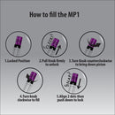 Monteverde MP1 Piston Fill Fountain Pen, Bright Blue