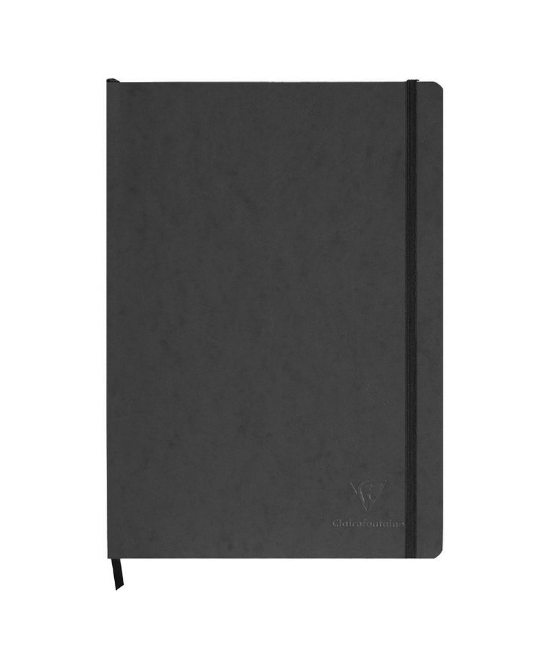 Clairefontaine My Essential Notebook 5.8"x8.3" Dot Grid, Black