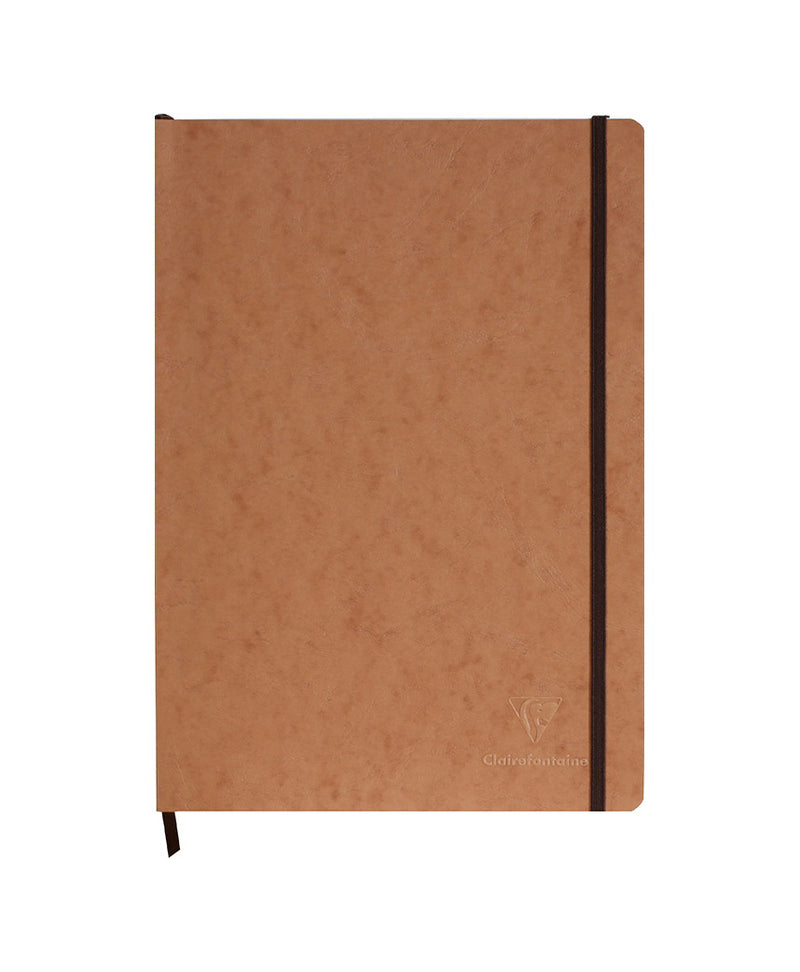 Clairefontaine My Essential Notebook 5.8"x8.3" Graph, Tan