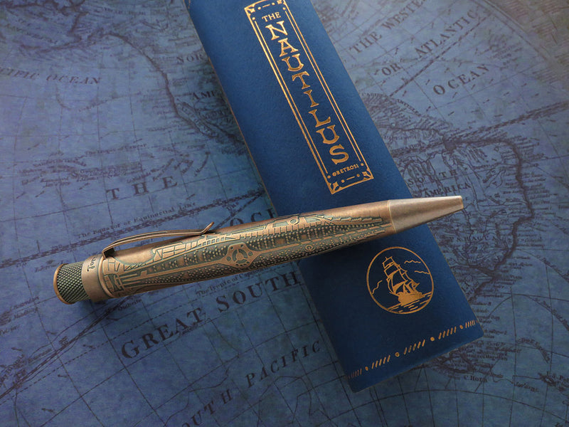 Retro 51 Tornado Literary Collection Big Shot Rollerball Pen, Nautilus