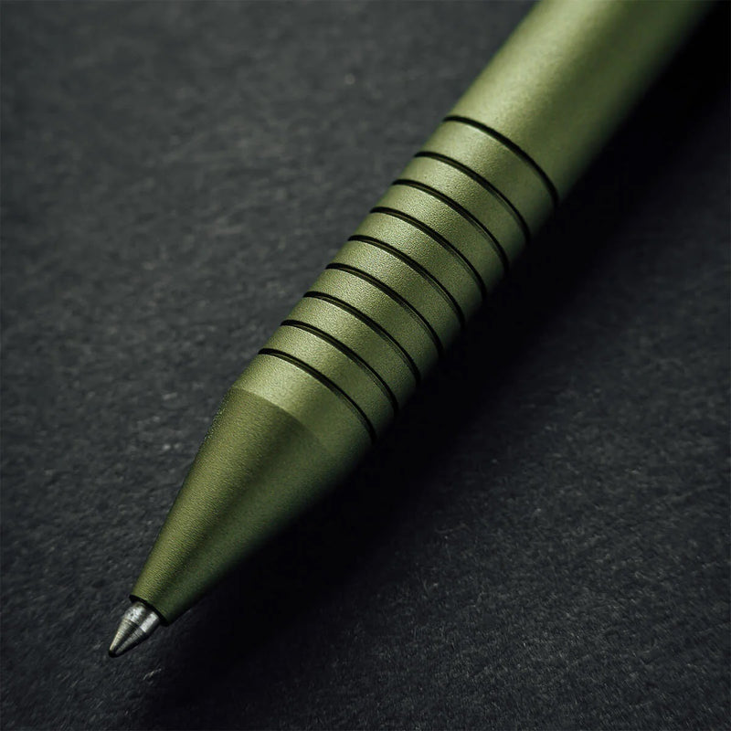 Everyman Grafton Mini Twist Ballpoint Pen, Super Matte, OD Green