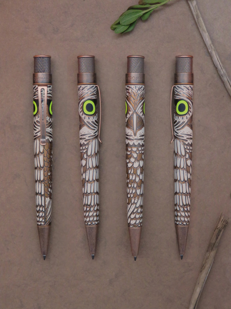 Retro 51 Tornado Rescue Series Ballpoint Pen, Owl Rescue