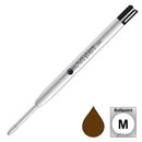 Monteverde P13 Parker-Style Ballpoint Refill, Brown, Medium