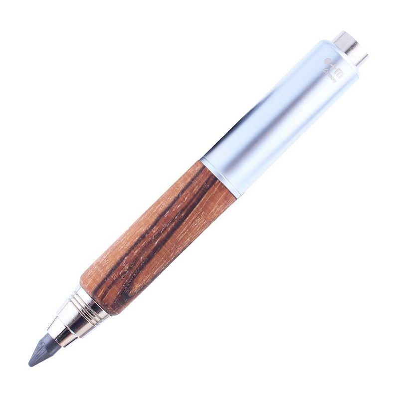 E+M Germany 5.5 mm Grip Nature Pocket Clutch Pencil, Zebrano