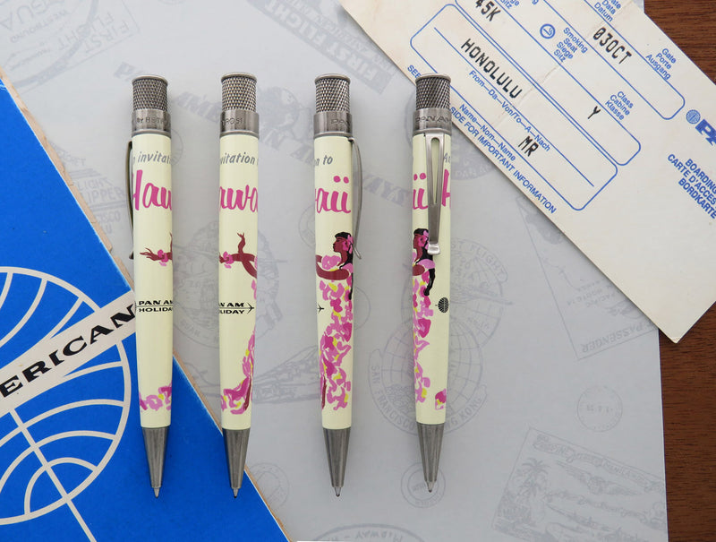 Retro 51 Tornado Rollerball Pen, Pan Am Hawaii Poster