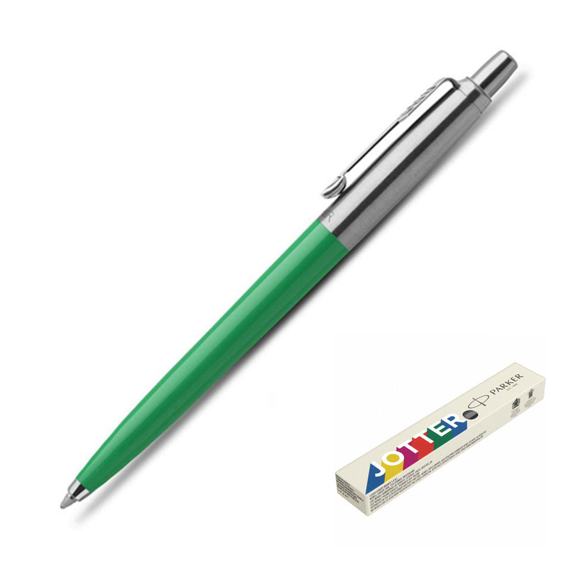 Stylo Parker Rare En Métal Plaqué Or 18 Ct - Vert Jade Ligné - 123 Mm - Occasion Prestige