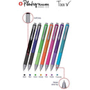 Pk/3 Platignum Tixx Soft Grip Ballpoint Pens, Blue
