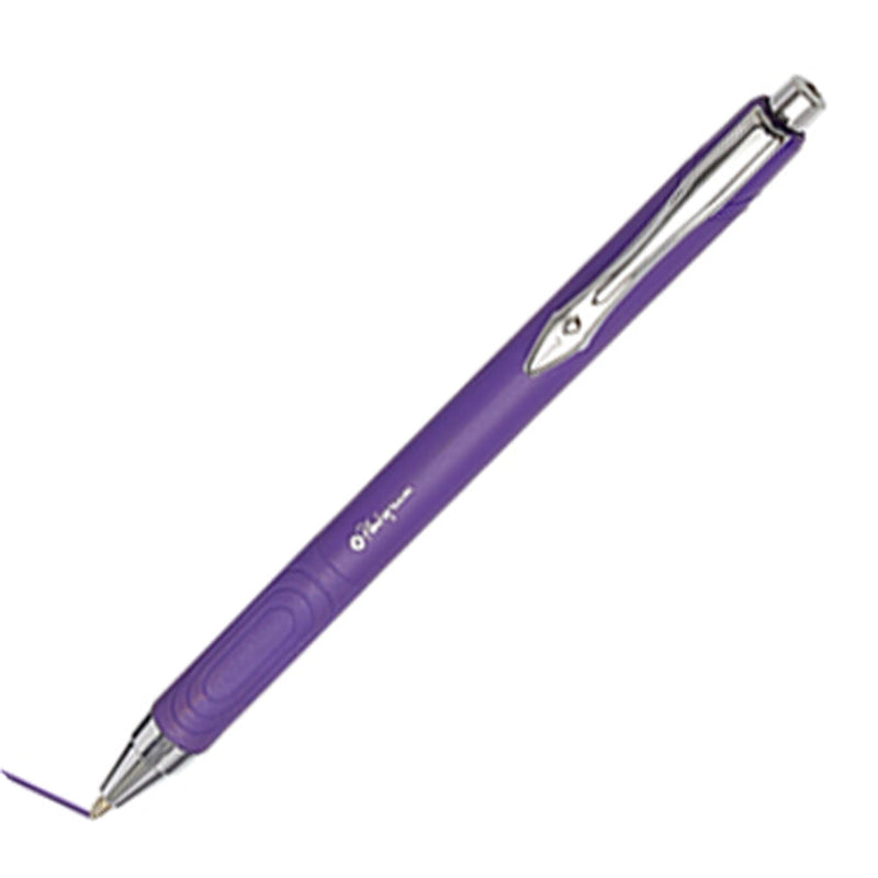 Pk/3 Platignum Tixx Soft Grip Ballpoint Pens, Purple-Pink-Turquoise