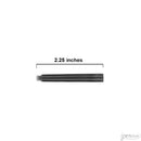 Pk/6 Platignum Fountain Pen Ink Cartridges, Long (2-1/4"), Black