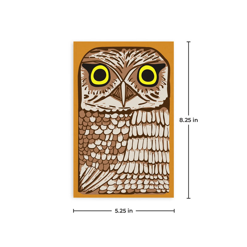 Retro 51 Owl Rescue Notebook 5.25" x 8.25" (A5), Dot Grid
