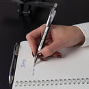 Schneider Slider Rave Retractable Viscoglide Ballpoint Pen, White & Black XB