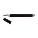 Recife Riviera Scribe Rollerball Pen with Leather Pouch, Black