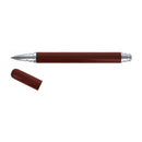 Recife Riviera Scribe Rollerball Pen with Leather Pouch, Garnet (Mahogany)