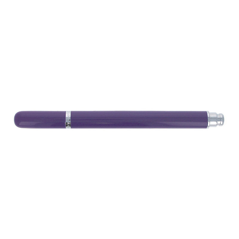 Recife Riviera Scribe Rollerball Pen with Leather Pouch, Violet