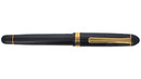 Platinum 3776 Fountain Pen, Black/Gold Trim, 14k Music Nib, Used
