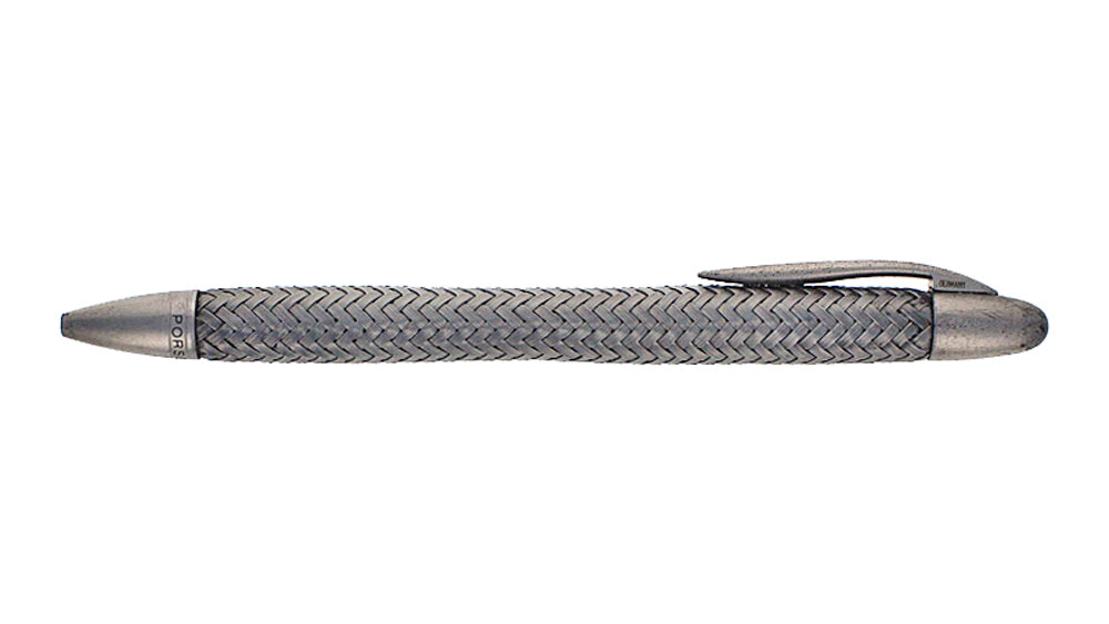 Porsche Tec-Flex Woven Stainless Steel Ballpoint Pen, Used