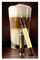 Pelikan M200 Fountain Pen, Café Crème, Fine Nib