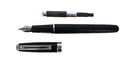 Sheaffer® Prelude Fountain Pen, Black w/Chrome Trim, Broad, Used