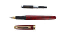 Sheaffer® Prelude Fountain Pen, Red Marble w/GoldTrim, Used