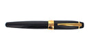 Rosetta Coronado Fountain Pen, Black Resin, Gold Trim, Broad Nib, Used