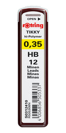 Rotring Pencil Lead 0.35 mm HB Tube/12