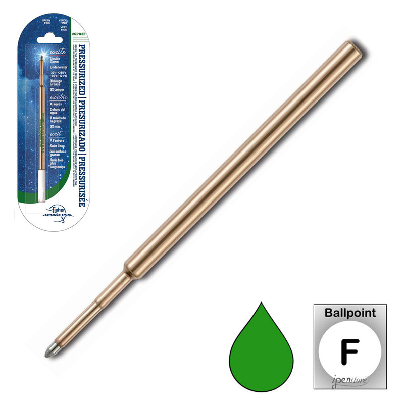 Fisher Space Pen Refill, SPR3F, Green Fine