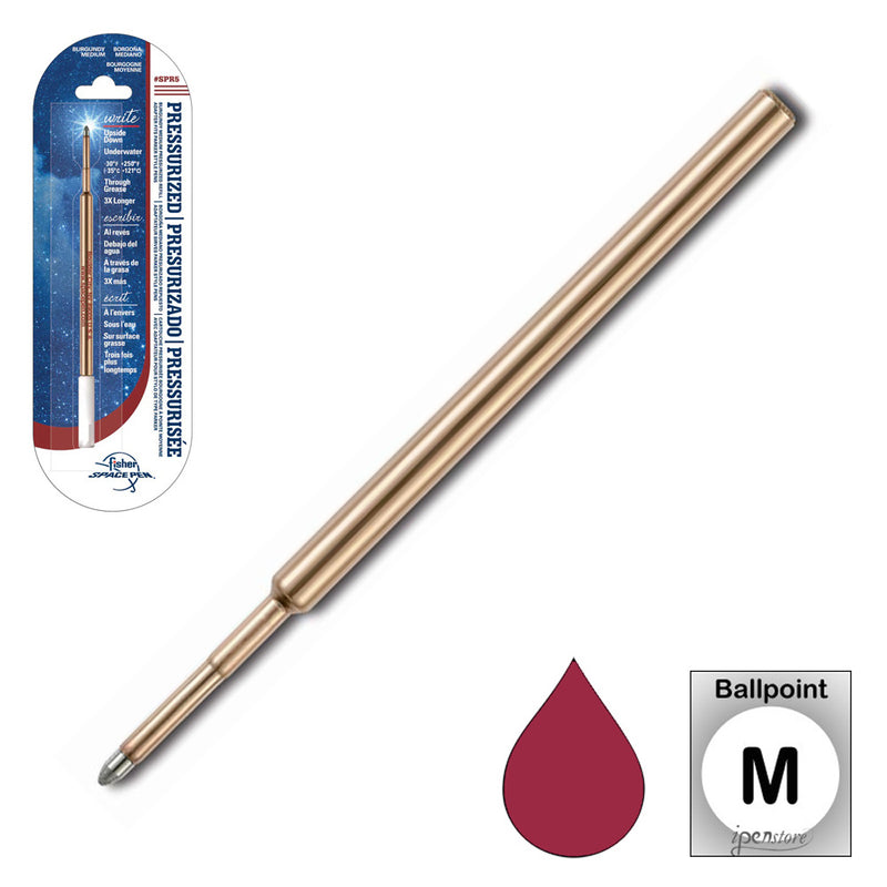 Fisher Space Pen Refill, SPR5, Burgundy Medium