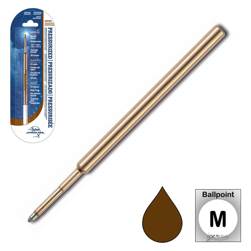 Fisher Space Pen Refill, SPR8, Brown Medium