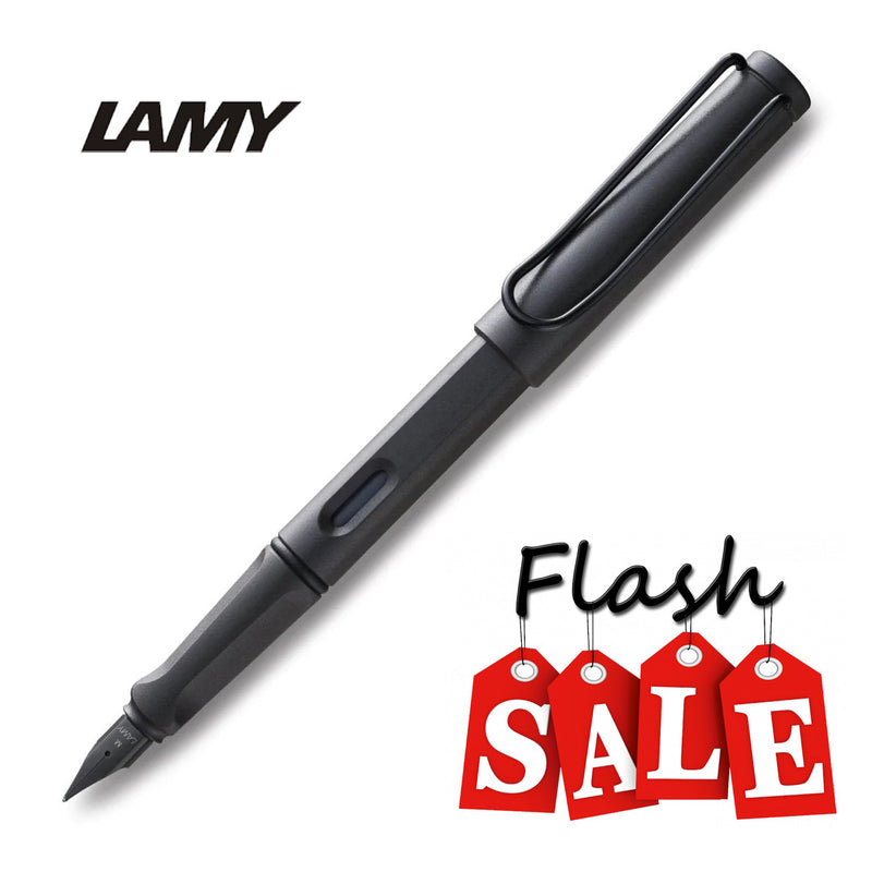 Lamy Safari Fountain Pen, Charcoal in Fine or Medium - SALE Priced