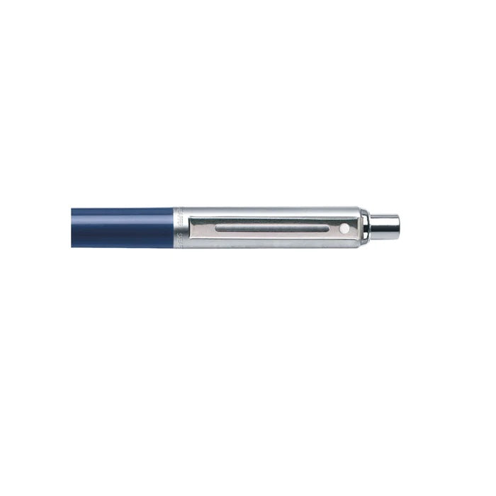 Sheaffer Sentinel Ballpoint Pen, Blue, Brushed Chrome Trim