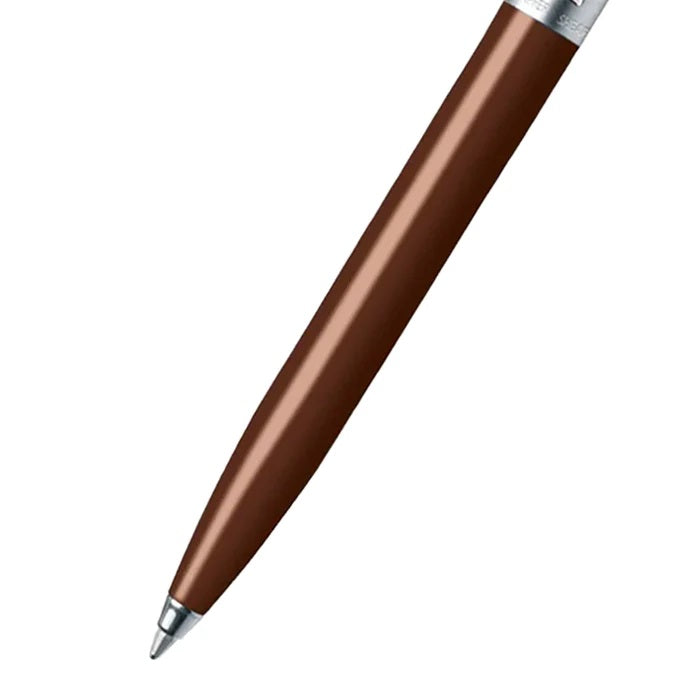 Sheaffer Sentinel Ballpoint Pen, Coffee Bean, Brushed Chrome Trim