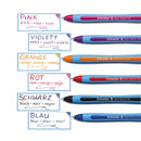Pack/6 Schneider Slider Memo XB Ballpoint Pens, 6 Colors