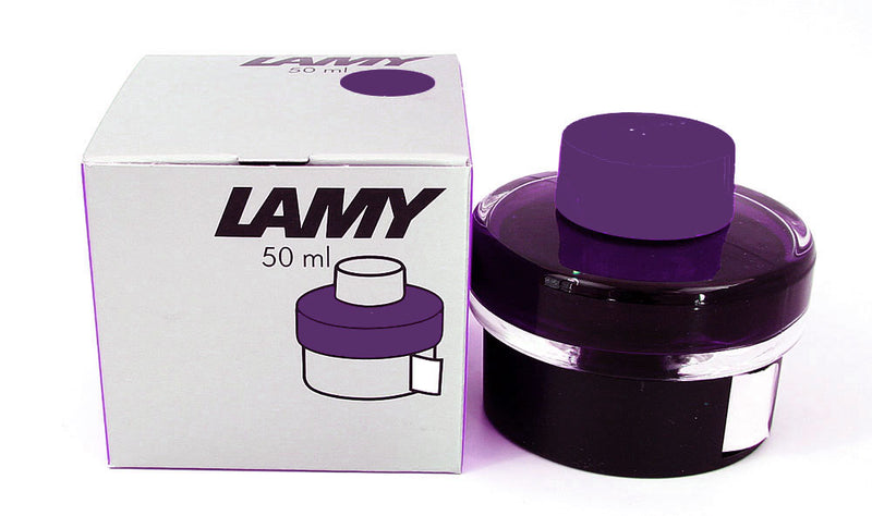 Lamy T52 50 ml Bottle Fountain Pen Ink, Dark Lilac