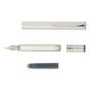 Ohto Tasche Mini Fountain Pen, Silver