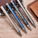Rosetta Titanium Alloy Bolt Action Ballpoint Pen, Satin Chrome