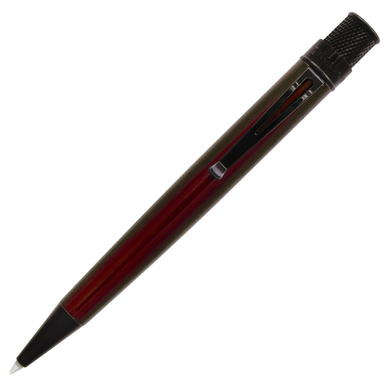 Retro 51 Tornado Stealth Lacquer Rollerball Pen, Black Cherry