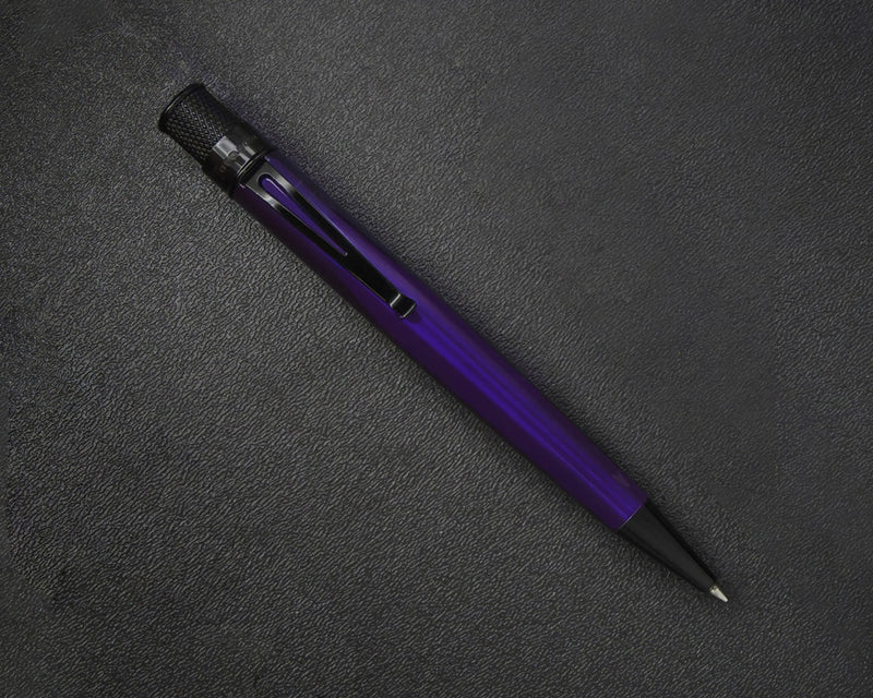 Retro 51 Tornado Stealth Lacquer Rollerball Pen, Midnight Purple