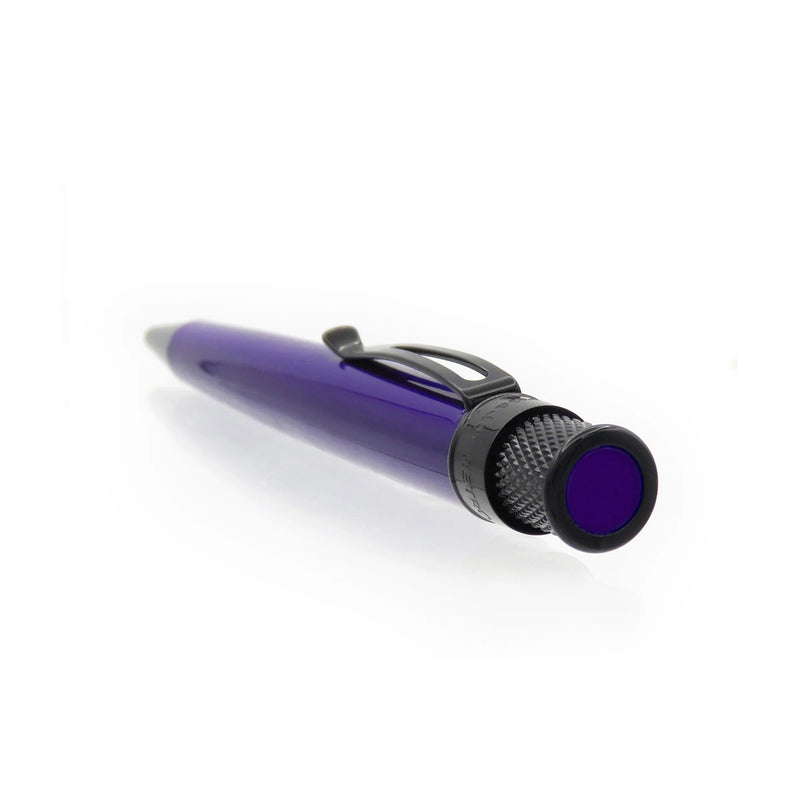 Retro 51 Tornado Stealth Lacquer Rollerball Pen, Midnight Purple