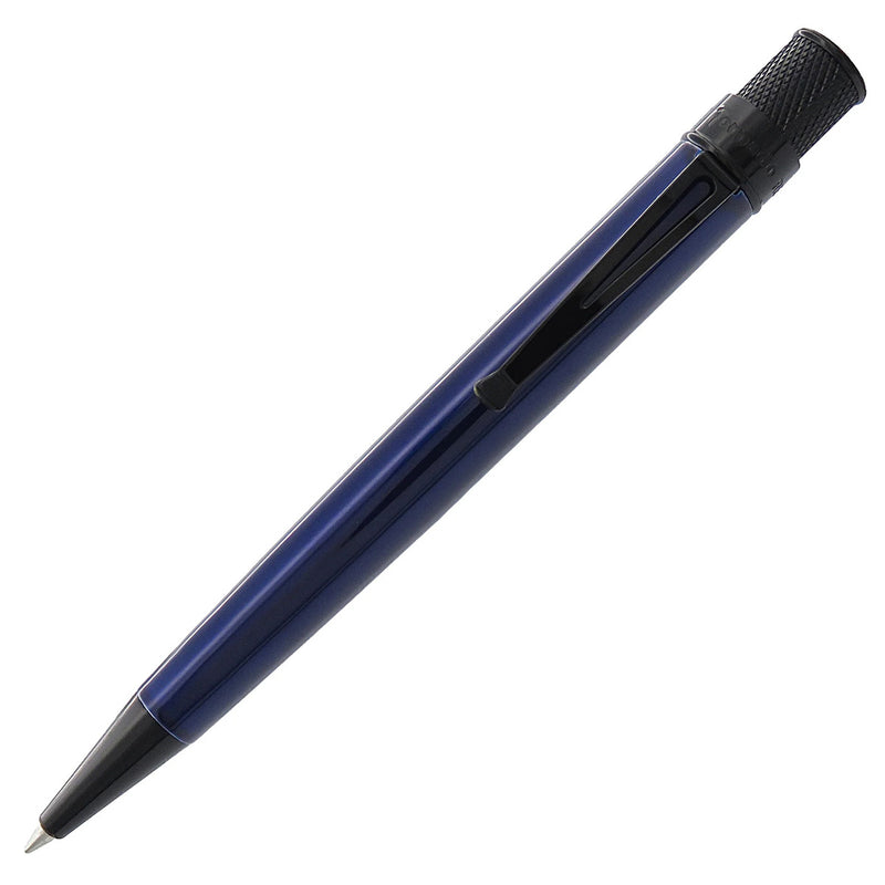 Retro 51 Tornado Stealth Lacquer Rollerball Pen, Blue-Black