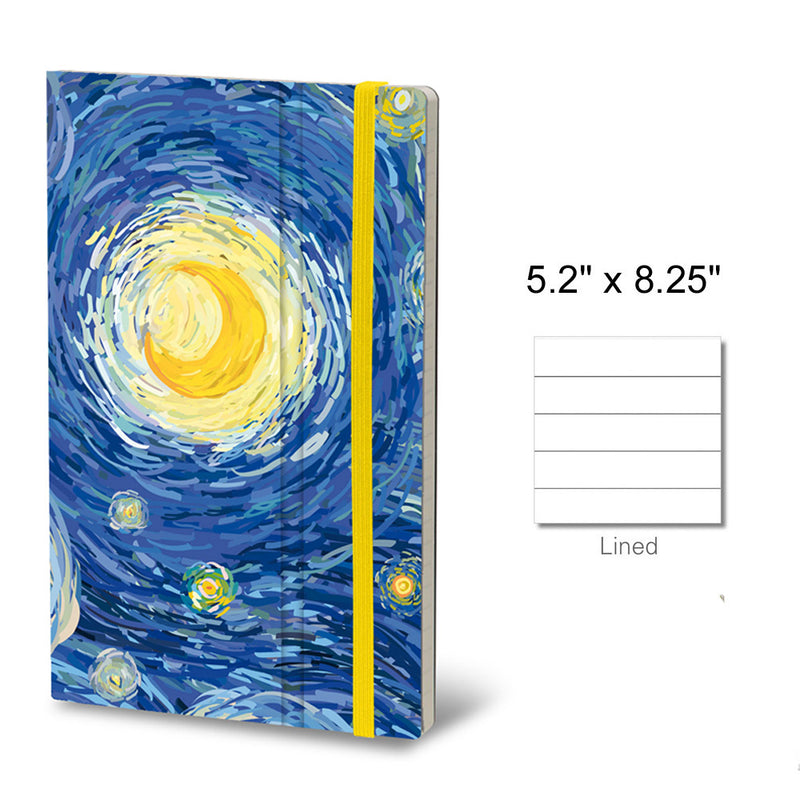 Stifflex Art Series Notebook, Van Gogh, A5 - 5.2" x 8.25" (130 x 210mm)
