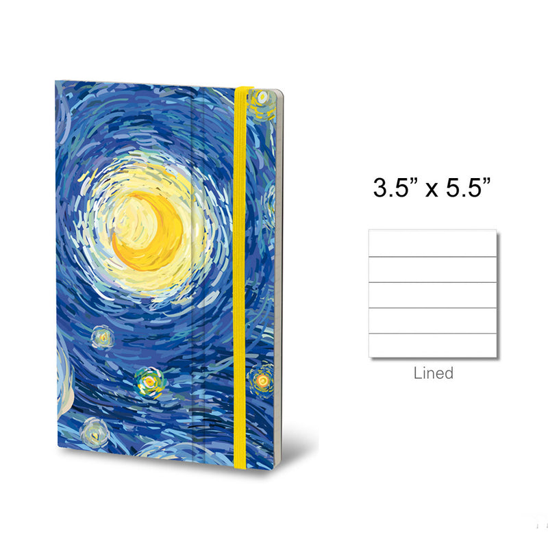 Stifflex Art Series Pocket Notebook, Van Gogh, A6 - 3.5" x 5.5" (90 x 140mm)