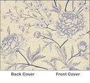 Rosetta Notes Pocket Notebook, 3.5"x5.5", Vintage Peonies
