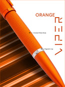 Diplomat Viper Guilloche Rollerball Pen, Orange