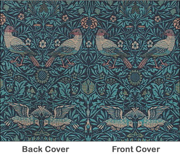 Rosetta Notes Pocket Notebook, 3.5"x5.5", William Morris Birds