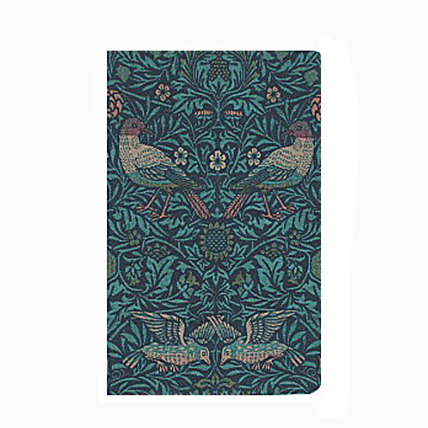 Rosetta Notes Pocket Notebook, 3.5"x5.5", William Morris Birds