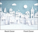 Rosetta Notes Pocket Notebook, 3.5"x5.5", Winter Country Village