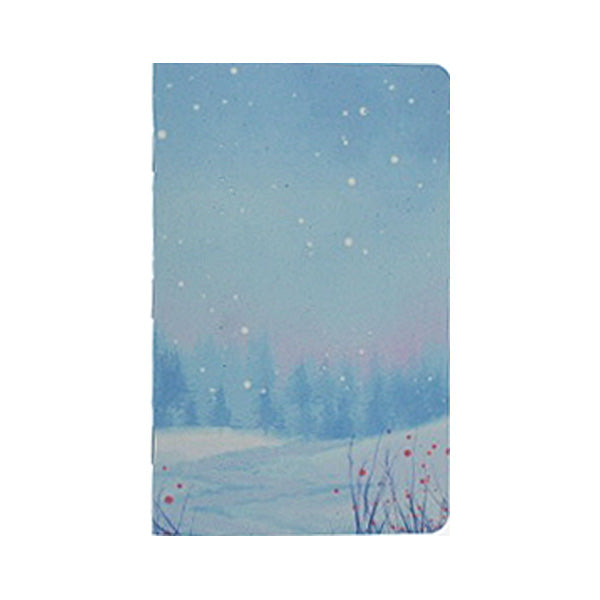Rosetta Notes Pocket Notebook, 3.5"x5.5", Winter Landscape