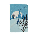Rosetta Notes Pocket Notebook, 3.5"x5.5", Winter Snow Scene