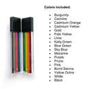 With Ultralight 18 Color 2mm Pencil Set, W/Fabric Case